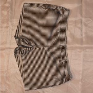 Blue & White striped shorts